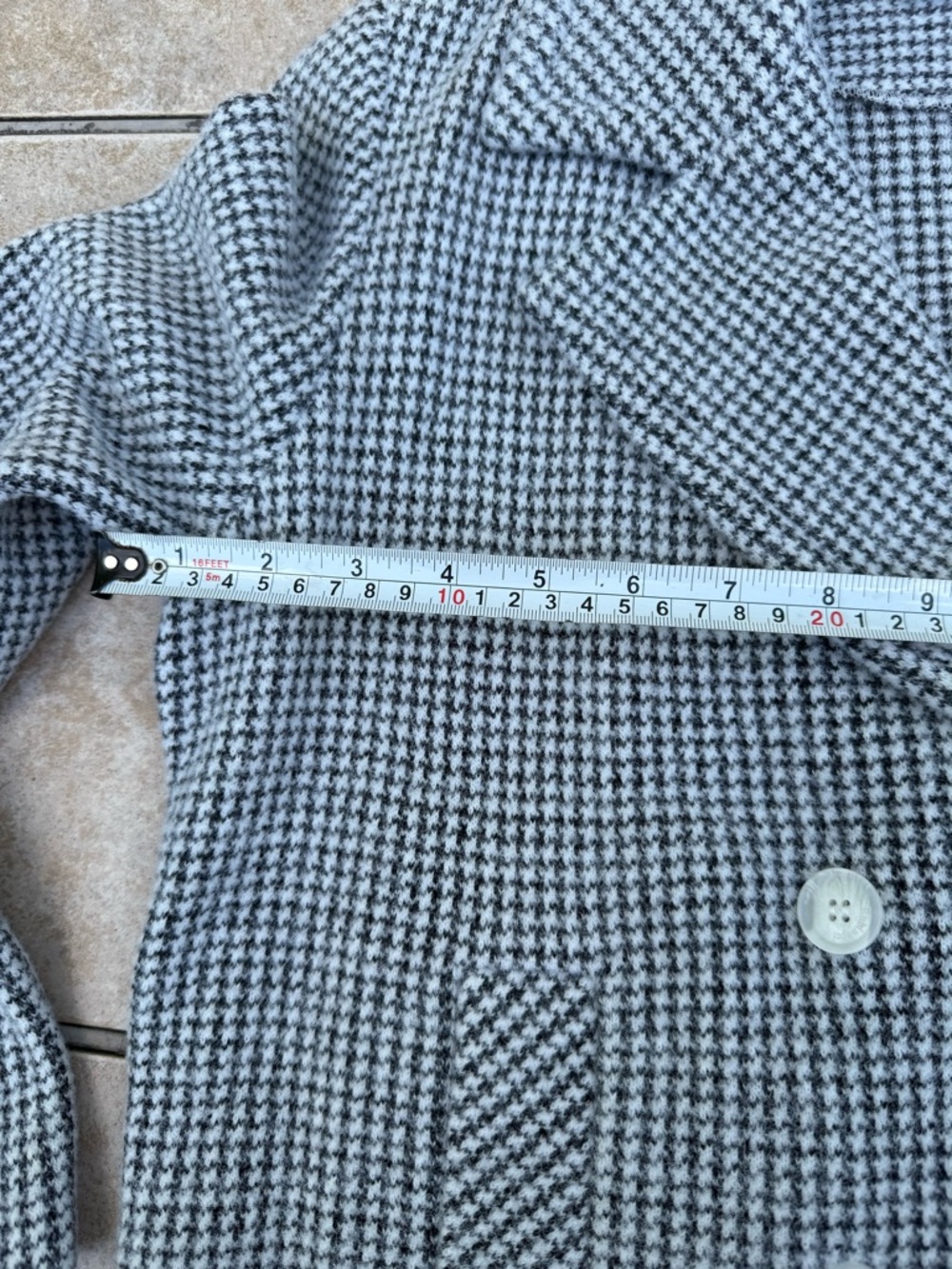 Amina Rubinacci houndstooth double-breasted jacket made in Italy - Picture 11 of 16